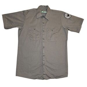 Red Kap City of Phoenix Arizona Durable Work Shirt Short Sleeve Button Up Mens M